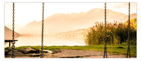 Slika ljuljačke u prirodi (120x50 cm)