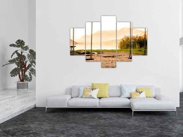 Slika ljuljačke u prirodi (150x105 cm)
