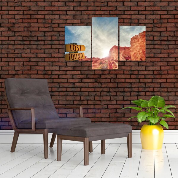 Slika putokaza s natpisom (90x60 cm)