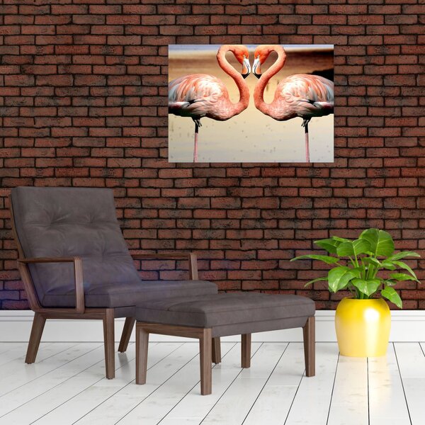 Slika - dva flaminga (70x50 cm)