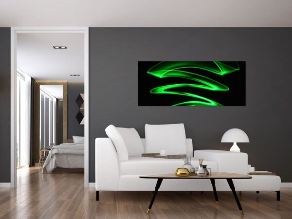 Slika - neonski valovi (120x50 cm)