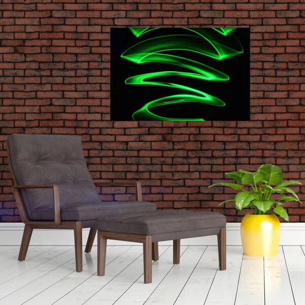 Slika - neonski valovi (90x60 cm)