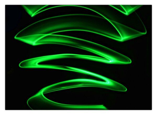 Slika - neonski valovi (70x50 cm)