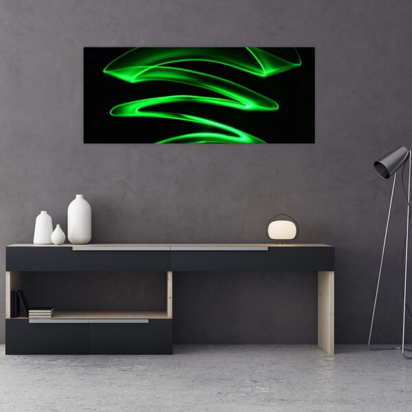Slika - neonski valovi (120x50 cm)