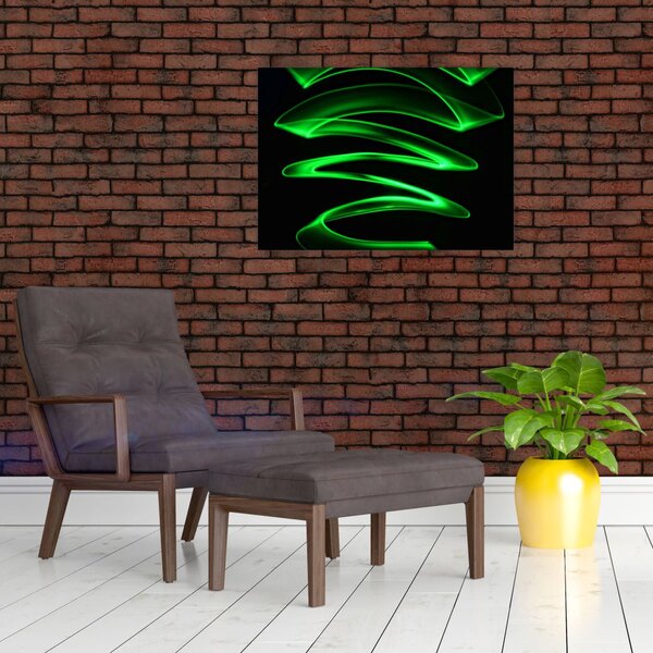 Slika - neonski valovi (70x50 cm)