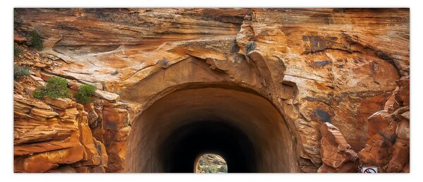 Slika - tunel u stijeni (120x50 cm)