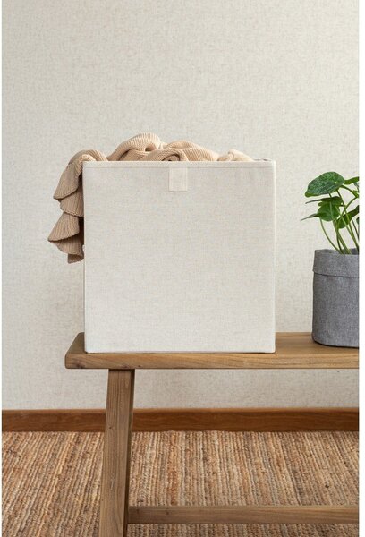 Bež tekstilna kutija za pohranu 32x31,5x31,5 cm Soft Storage Cube – Bigso