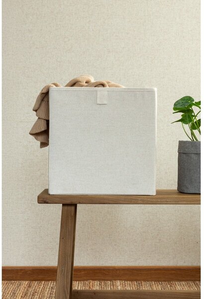 Bež tekstilna kutija za pohranu 32x31,5x31,5 cm Soft Storage Cube – Bigso