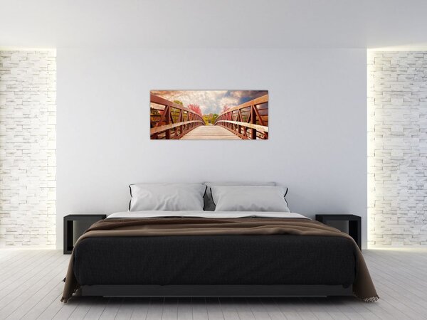 Slika - drveni most (120x50 cm)