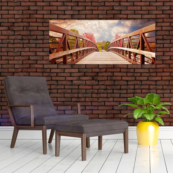 Slika - drveni most (120x50 cm)