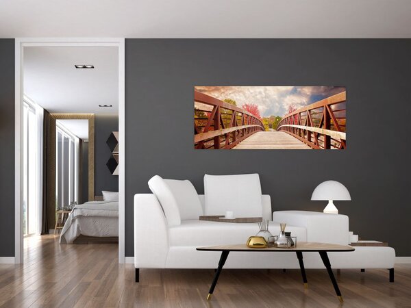 Slika - drveni most (120x50 cm)