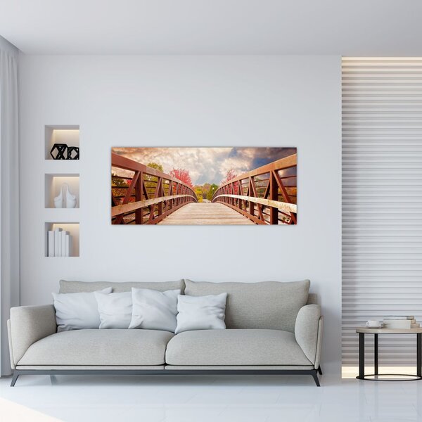Slika - drveni most (120x50 cm)