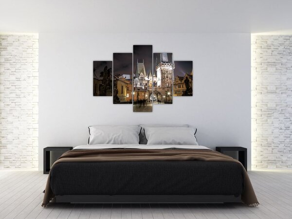 Slika osvijetljene Prašne brane (150x105 cm)