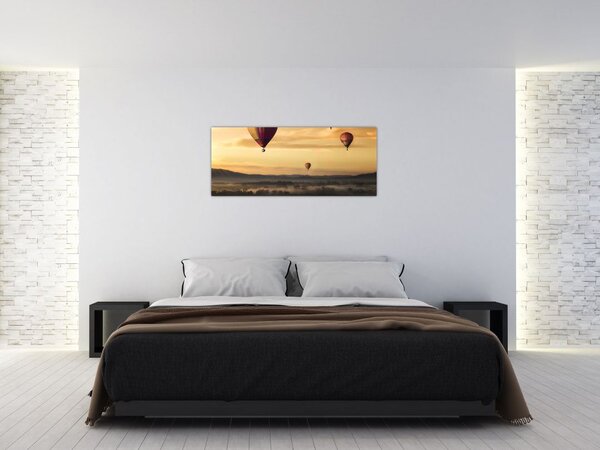 Slika - leteći baloni (120x50 cm)
