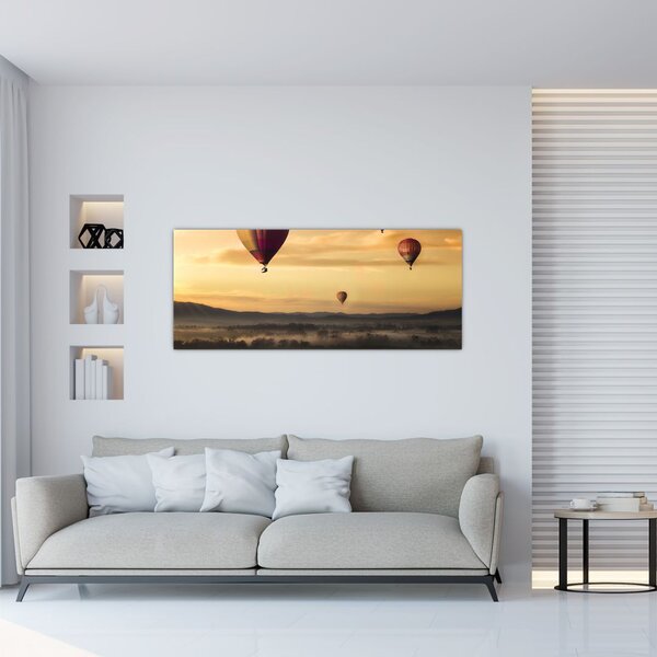 Slika - leteći baloni (120x50 cm)