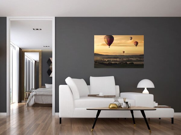 Slika - leteći baloni (90x60 cm)
