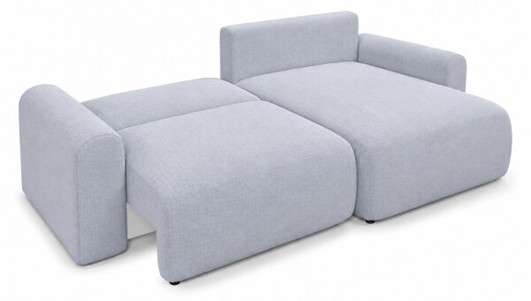 Rasklopivi obostrani kutni kauč NORDEN PAROS 250x140 cm, svijetlo siva