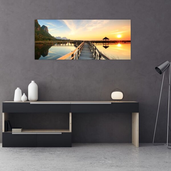 Slika drvenog gata (120x50 cm)