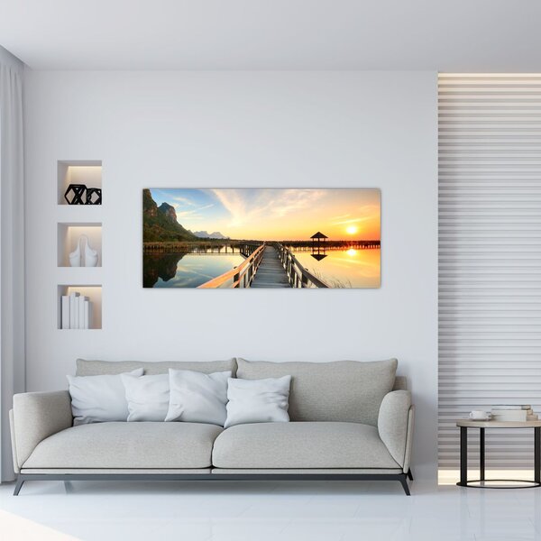 Slika drvenog gata (120x50 cm)