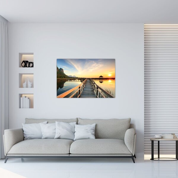 Slika drvenog gata (90x60 cm)