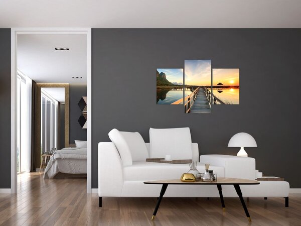Slika drvenog gata (90x60 cm)