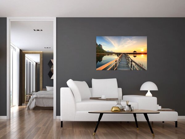 Slika drvenog gata (90x60 cm)
