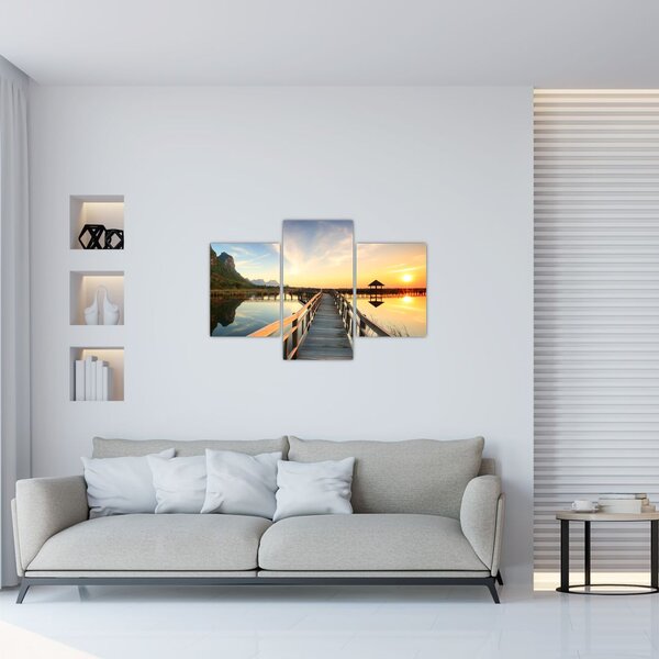 Slika drvenog gata (90x60 cm)