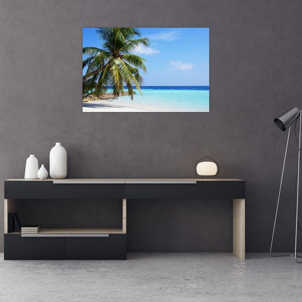 Slika palme na plaži (90x60 cm)