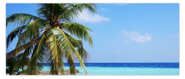 Slika palme na plaži (120x50 cm)