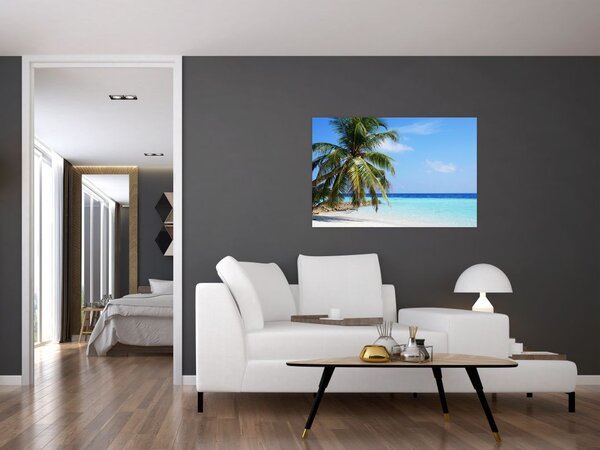 Slika palme na plaži (90x60 cm)