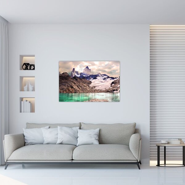 Slika planinskog jezera (90x60 cm)