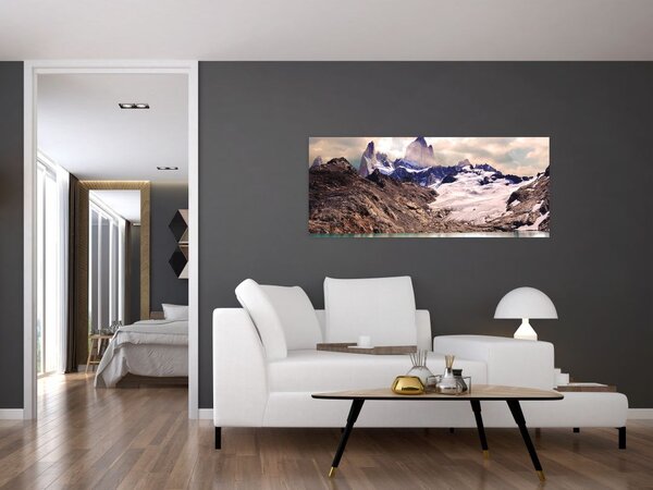 Slika planinskog jezera (120x50 cm)