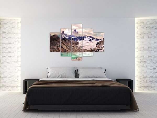 Slika planinskog jezera (150x105 cm)