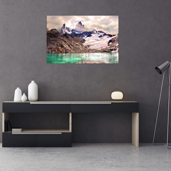Slika planinskog jezera (90x60 cm)