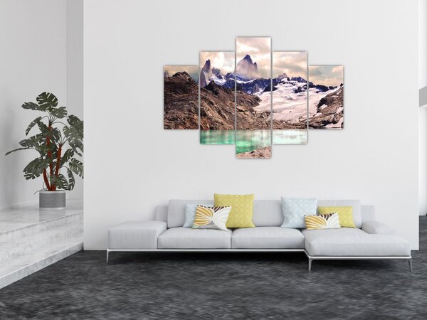 Slika planinskog jezera (150x105 cm)
