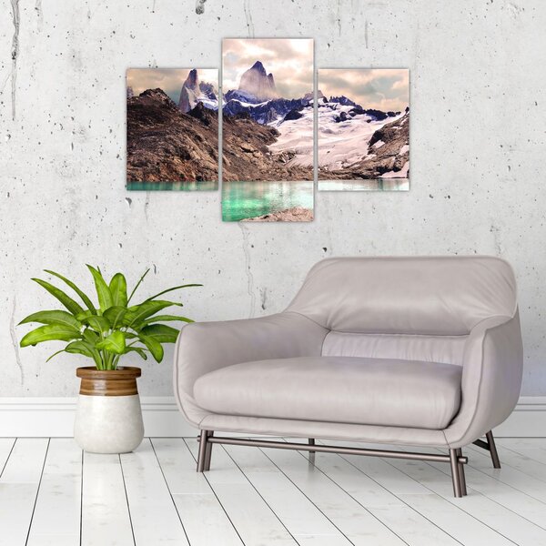 Slika planinskog jezera (90x60 cm)