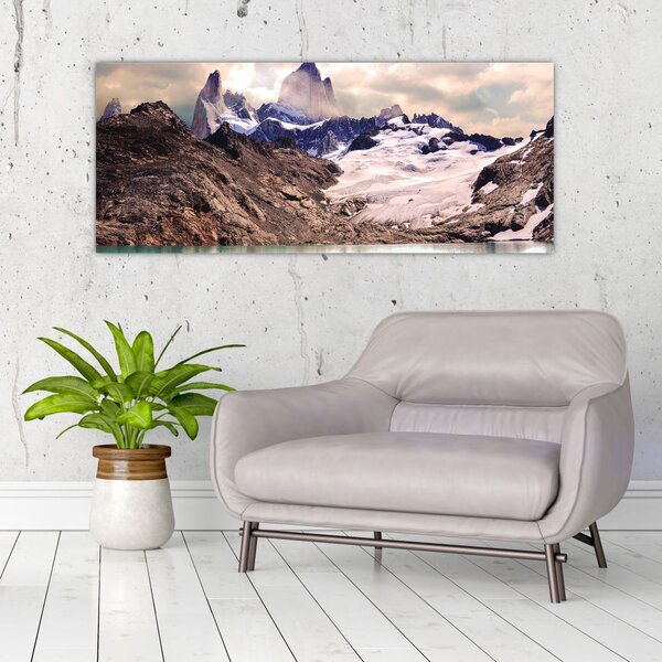Slika planinskog jezera (120x50 cm)