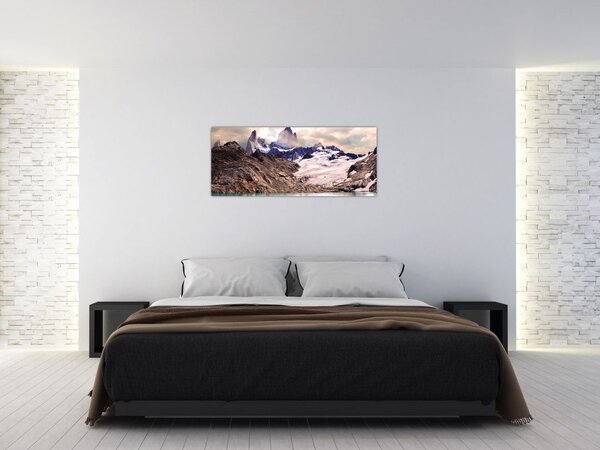 Slika planinskog jezera (120x50 cm)