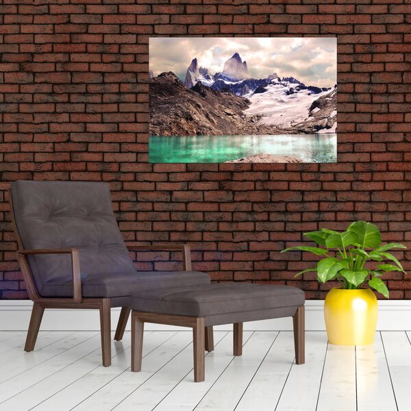 Slika planinskog jezera (90x60 cm)