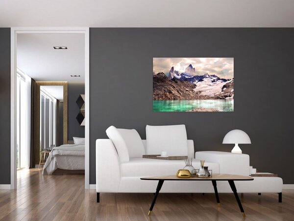 Slika planinskog jezera (90x60 cm)