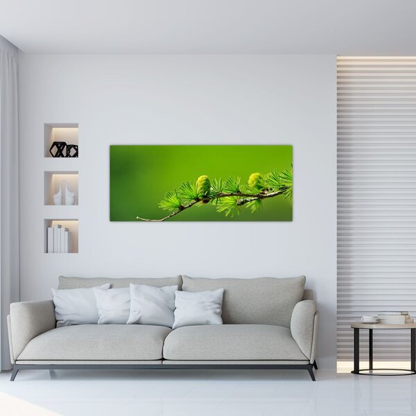 Slika zelenog češera (120x50 cm)