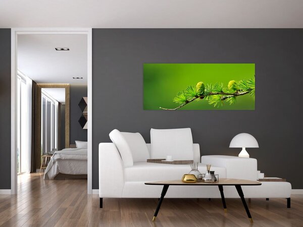 Slika zelenog češera (120x50 cm)
