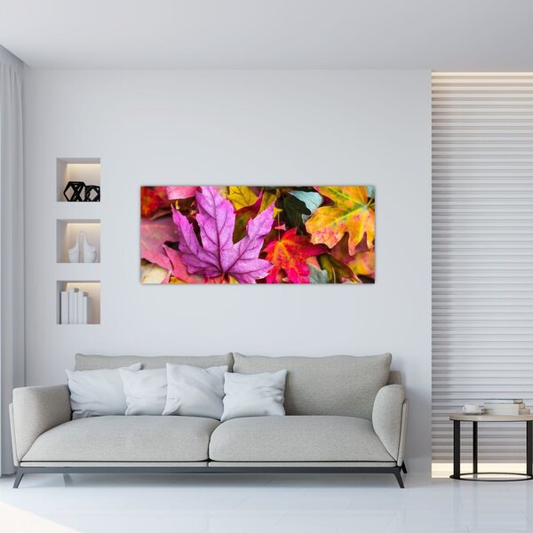 Slika - jesensko lišće (120x50 cm)