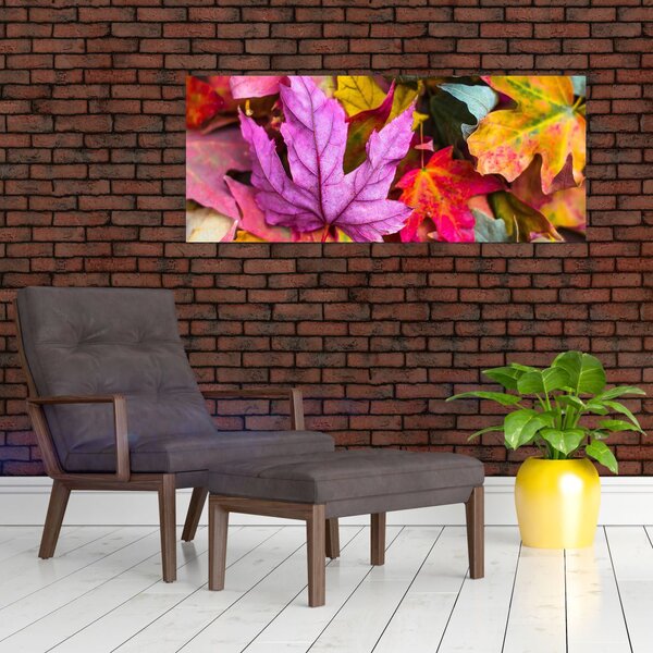 Slika - jesensko lišće (120x50 cm)
