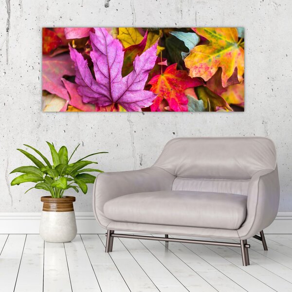Slika - jesensko lišće (120x50 cm)