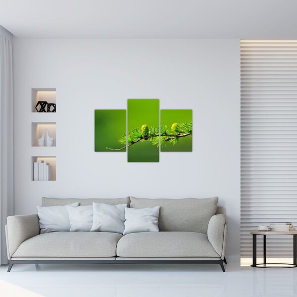 Slika zelenog češera (90x60 cm)