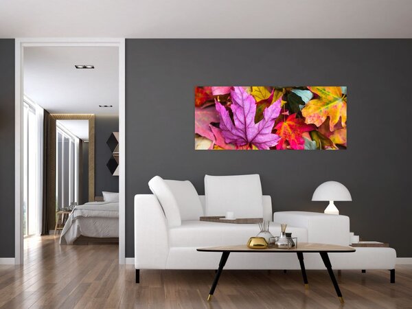 Slika - jesensko lišće (120x50 cm)