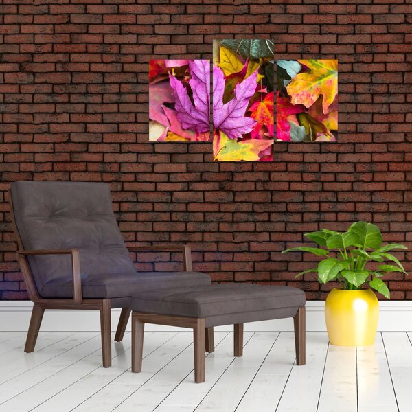 Slika - jesensko lišće (90x60 cm)