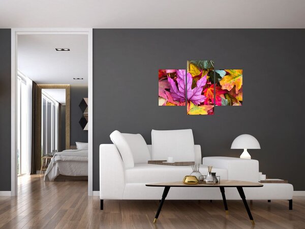 Slika - jesensko lišće (90x60 cm)