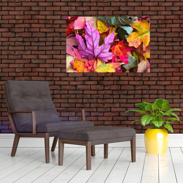 Slika - jesensko lišće (90x60 cm)